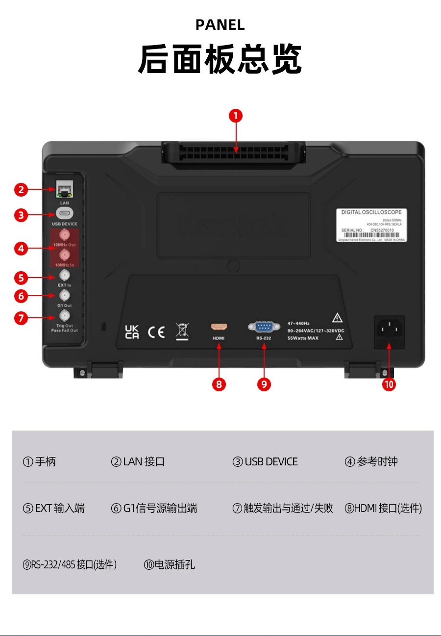 4通道数字示波器 DPO8000系列
