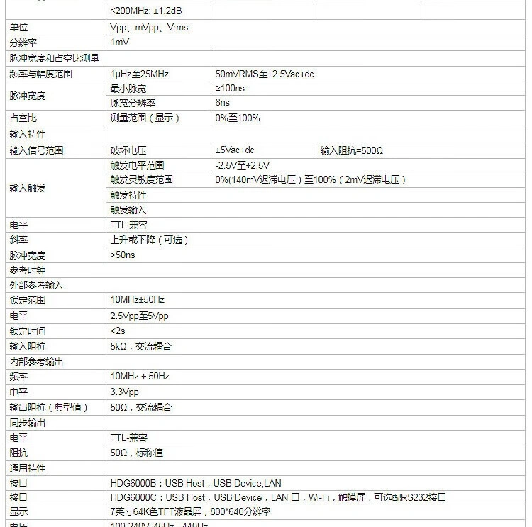 HDG6000B系列