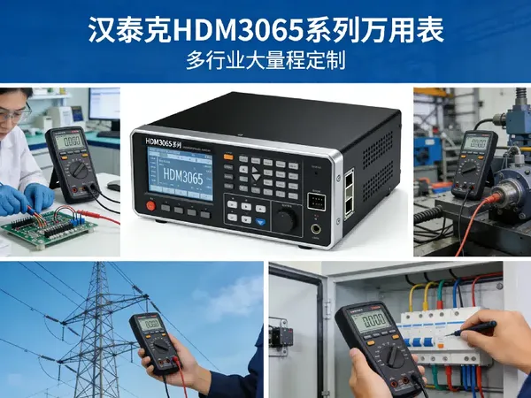 行业高压大电流定制优选！汉泰克Hantek HDM3065-2000V-50A 6位半台式万用表